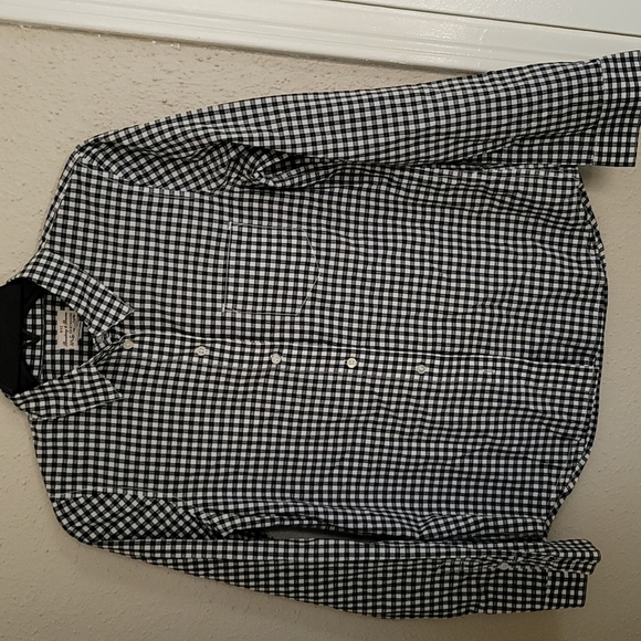 NYC Long sleeved black and white stripes shirt - Picture 3 of 5